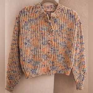 RAGA NWOT Paint Splat Cardigan Sz. XS/SM